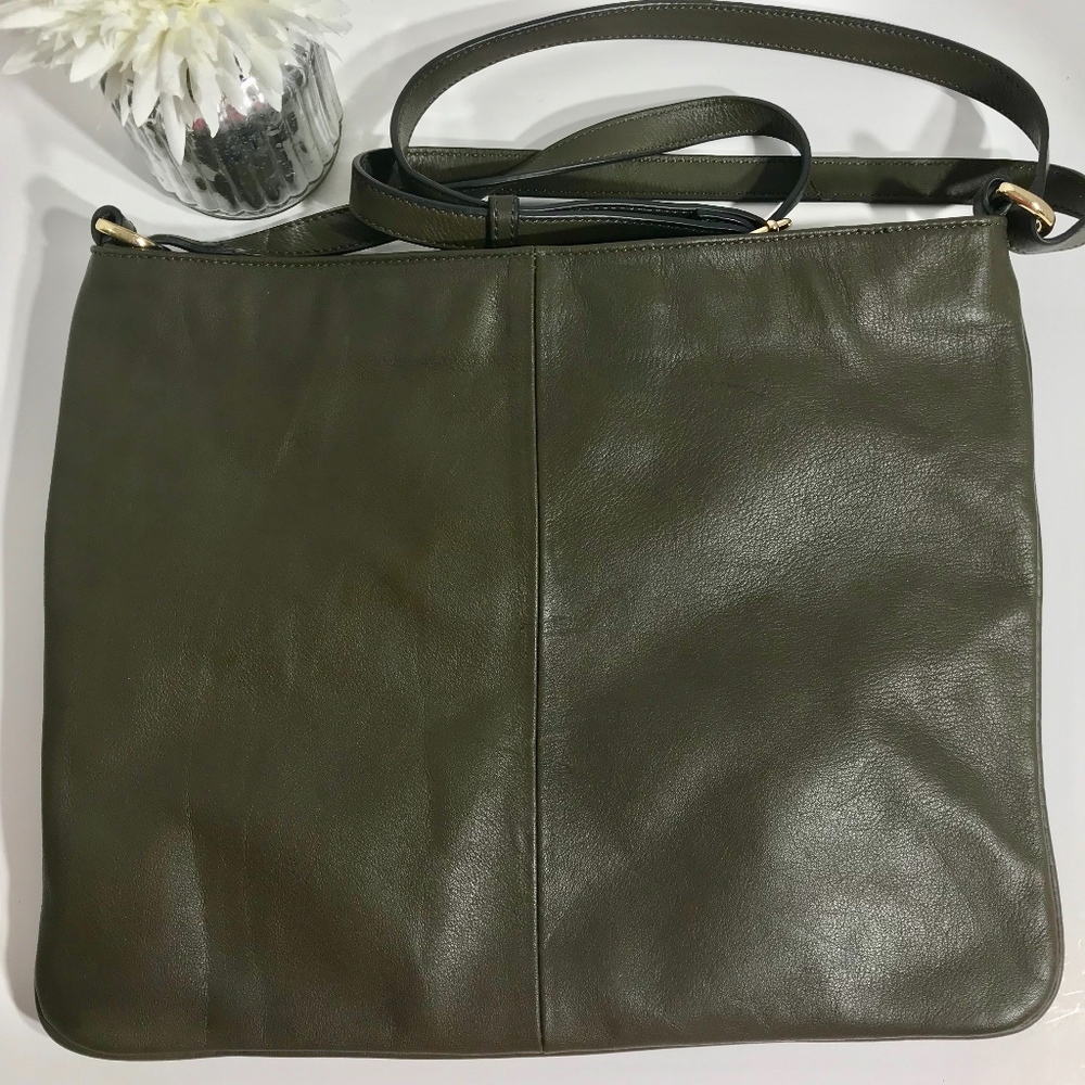 SOLD!!   MARGOT Soft Brown Leather Crossbody - Picture 2 of 8